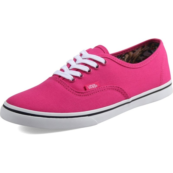 vans authentic lo pro pink